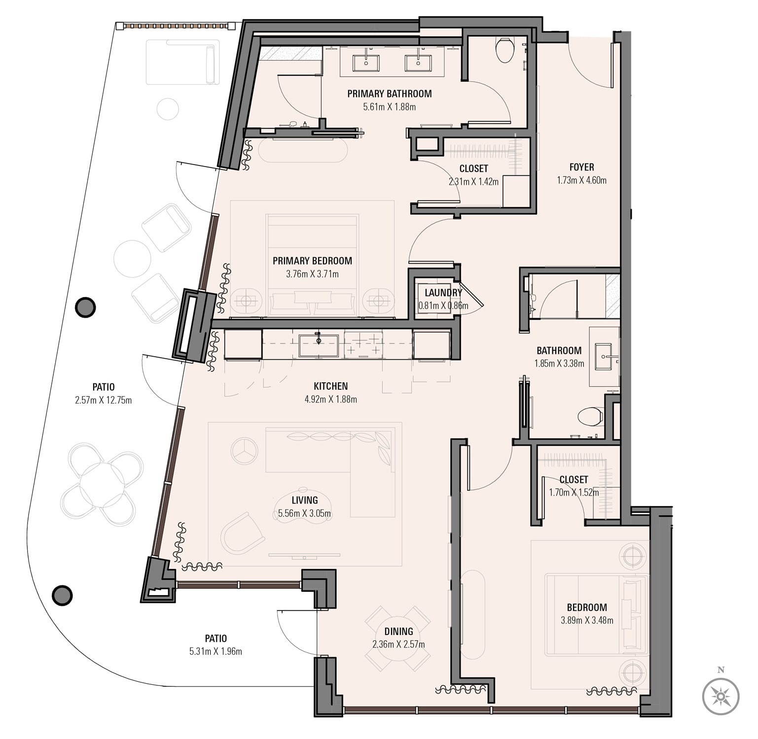 2-bedroom-floorplan 2-Bedroom Floorplan