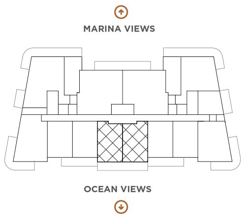 1-Bedroom Floorplate